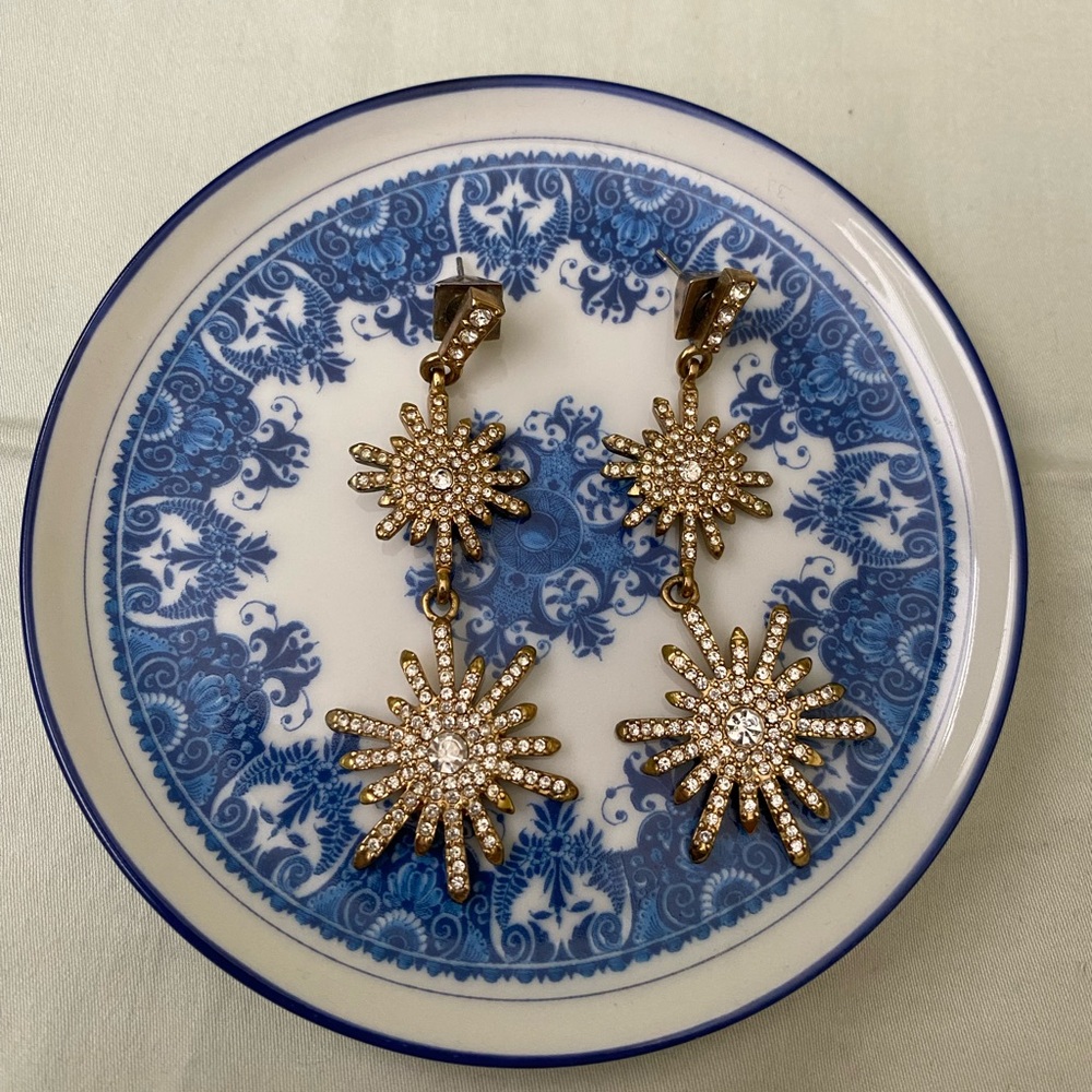 Vince Camuto starburst dangle earrings